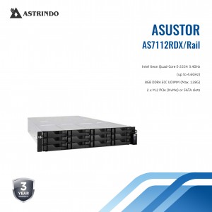 NAS 12 Bay Rack 2U Redudant PSU-NAS 12 Bay Rack 2U