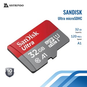 SanDisk Ultra microSDXC SQUAC 32GB A1 C10 U1 UHS-I