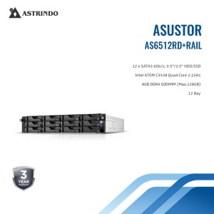NAS 12 Bay Rack 2U Redudant PSU-NAS 12 Bay Rack 2U