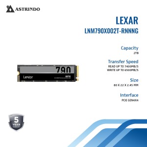 Lexar SSD Internal NM790 M.2 2280 PCIe Gen 4×4 NVM