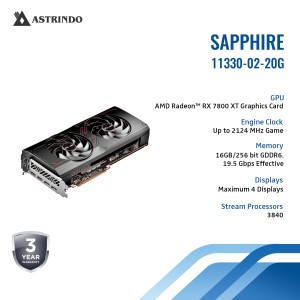 SAPPHIRE PULSE AMD RADEON™ RX 7800 XT GAMING 16GB 