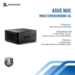 Asus NUC 12 Pro 12WSHI300000I Intel Core i3-1220P 