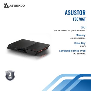 NAS 6 Bay FS6706T Quad-Core 2.0 GHz Intel Celeron 