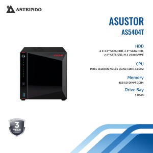 NAS 4 Bay AS5404T Nimbustor Storage Cloud-NAS 4 Ba