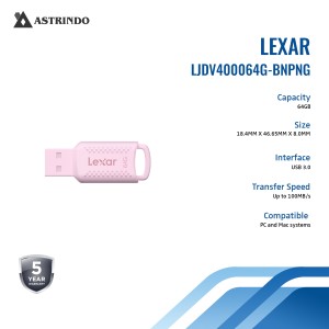 Lexar Flashdisk 64GB JumpDrive V400 USB Flash Driv