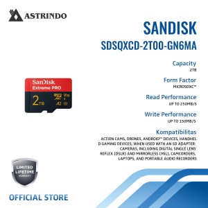 SanDisk 2TB Extreme PRO microSDXC™ UHS-I Card, Up 