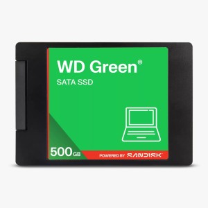 WD Green SATA SSD 2.5"/7mm cased - 500GB, 2.5-Inch