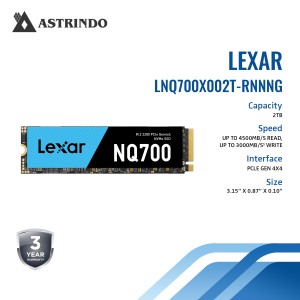 Lexar SSD NQ700 M.2 NVMe PCIe 2280 Gen 4x4 - 2TB-L
