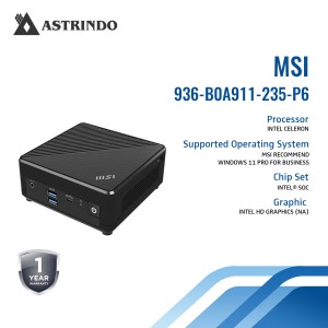 MSI Mini PC Cubi N ADL N100 4GB/256GB/936-B0A911-2
