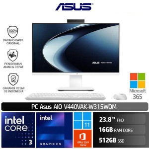 ASUS PC AIO V440VAK W315WOM Core 3 100U/16GB/512GB