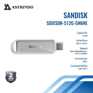 SanDisk Phone Drive with USB-C - 512GB (Arctic Whi