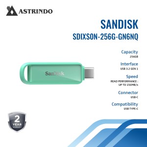 SanDisk Phone Drive with USB-C - 256GB (Seafoam Gr