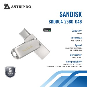 SanDisk Ultra Dual Drive Luxe USB Type-C Flash Dri