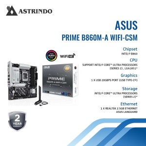 Asus Motherboard Prime B860M-A WIFI-CSM LGA1851 DD