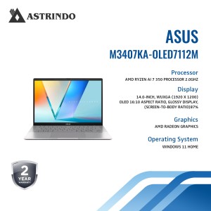 Asus Vivobook S14 M3407KA OLED7112M/Ryzen AI 7-350