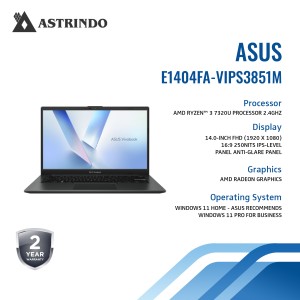 ASUS Vivobook Go 14 (E1404) - E1404FA-VIPS3851M-AS