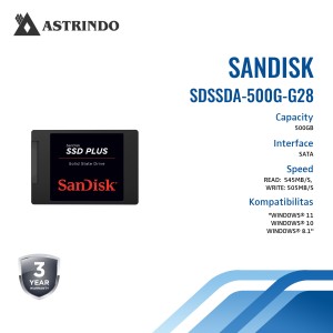 SanDisk SSD Plus - 500GB-SanDisk SSD Plus - 500GB