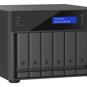 6-bay QuTS hero NAS, Intel Core i5-12400 6-core/12