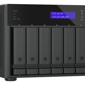 QNAP 6-bay QuTS hero NAS, Intel Core i5-12400 6-co