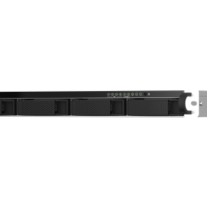 QNAP 1U 4-bay short depth 12" rackmount NAS, Intel