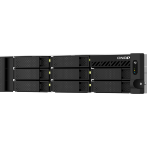 QNAP 2U 8-bay short depth 12" rackmount NAS, Intel