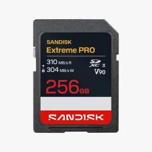 SANDISK Extreme PRO SD UHS-II V90 Card - 256GB-SAN