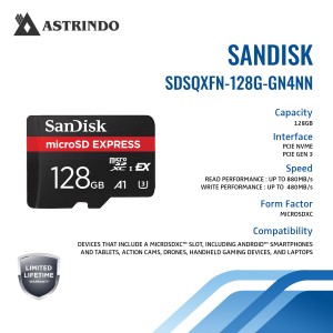 SanDisk microSD Express Card - 128GB-SanDisk micro