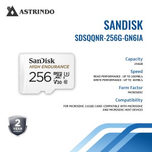 SanDisk High Endurance microSD™ Card - 256GB-SanDi
