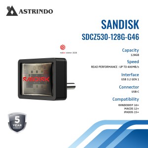 SANDISK Extreme Fit USB-C™ Flash Drive - 128GB-SAN