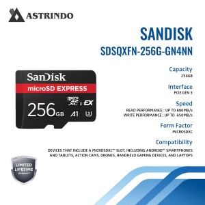 SanDisk microSD Express Card - 256GB-SanDisk micro