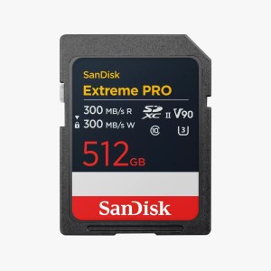 SanDisk Extreme PRO SD UHS-II Card (V90) - 512GB-S