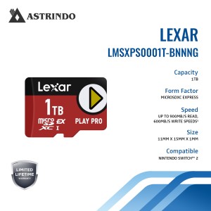 Lexar PLAY PRO 1TB microSDXC™ Express Card UHS-ll,