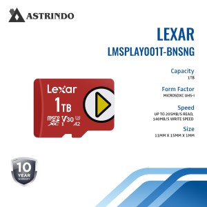 Lexar LMSPLAY001T-BNSNG Internal SSD 1TB – Class 1
