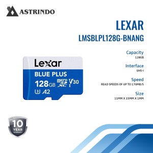 Lexar 128GB BLUE PLUS microSDHC™/microSDXC™ UHS-I 