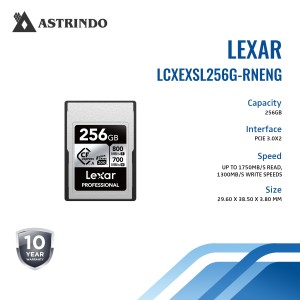 Lexar® Professional CFexpress™ 2.0 Type B Card SIL
