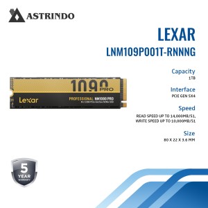Lexar® Professional NM1090 PRO PCIe 5.0 NVMe M.2 2