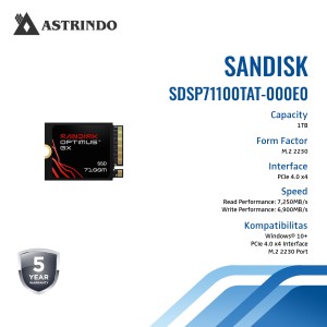 SANDISK Optimus GX 7100M NVMe™ SSD Read Performanc