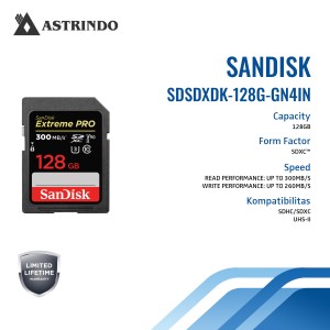 Kartu SanDisk Extreme PRO® SDHC™ dan SDXC™ UHS-II 