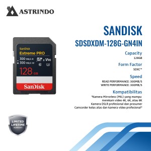 Kartu SanDisk Extreme PRO SD UHS-II (V90) Read Per