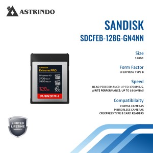 SANDISK Extreme PRO CFexpress™ 4.0 Type B Card - 1