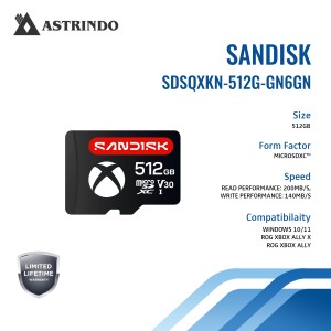 SANDISK microSD Card for ROG Xbox Ally (X) - 512GB