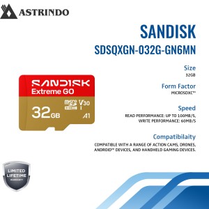 SANDISK Extreme GO microSD™ UHS-I Card - 32GB-SAND