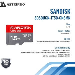 SANDISK Ultra GO microSD™ UHS-I Card - 1.5TB-SANDI