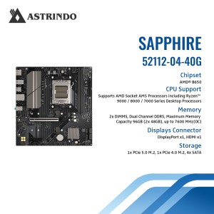 SAPPHIRE B650M-E AMD Ryzen R7/R5 Series-SAPPHIRE B
