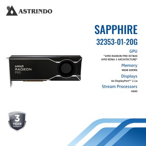 Sapphire AMD Radeon Pro W7800 48GB GDDR6 LITE-Sapp