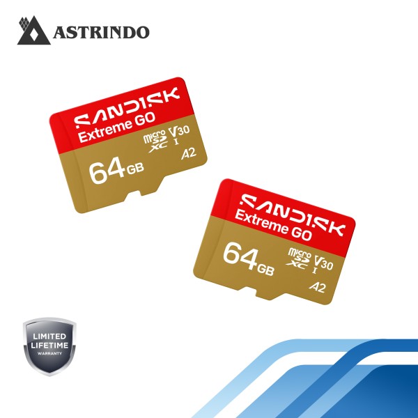 SANDISK Extreme GO microSD™ UHS-I Card - 64GB