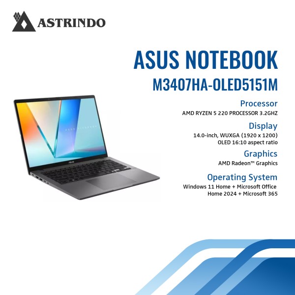 ASUS Vivobook S14 (M3407HA) - M3407HA-OLED5151M