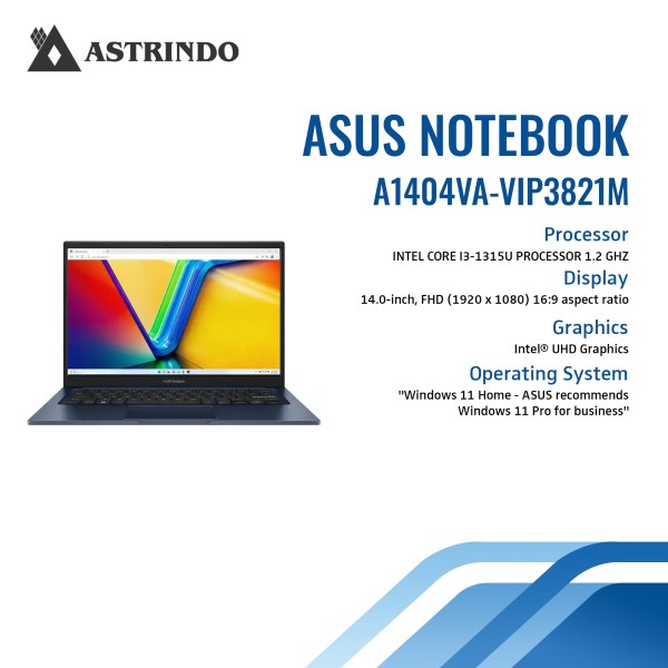 Asus Vivobook 14 A1404VA VIP3821M