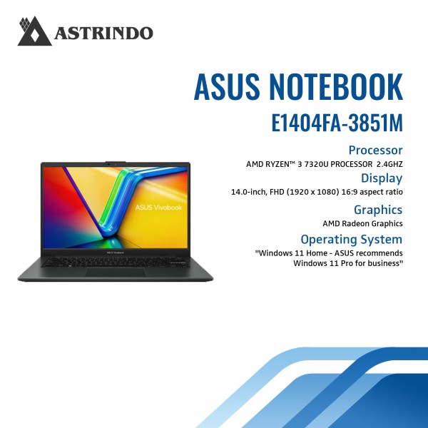 ASUS Vivobook Go 14 (E1404) - E1404FA-FHD3851M