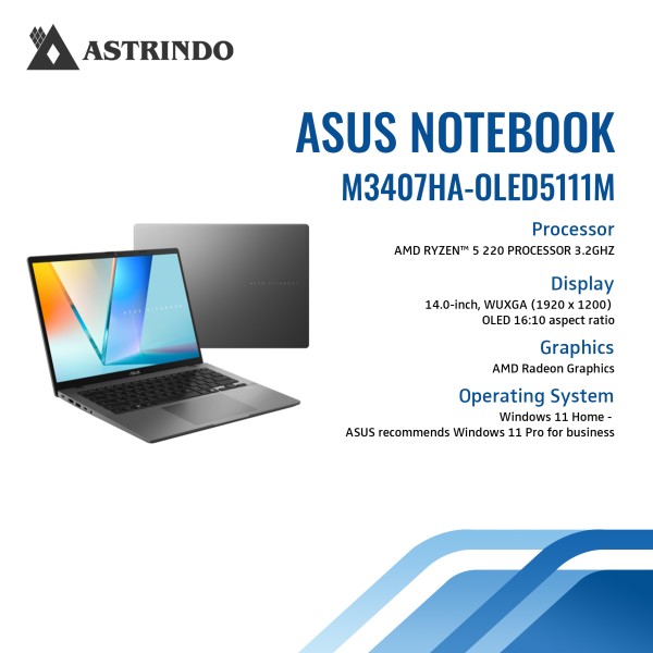 ASUS Vivobook S14 (M3407HA) - M3407HA-OLED5111M